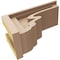 Ekena Millwork 5"W x 10"D x 5"H Wide Highland Rough Cedar Woodgrain TimberThane Corbel, Primed Tan CORUR05X10X05HLDRCPR - alternate 6